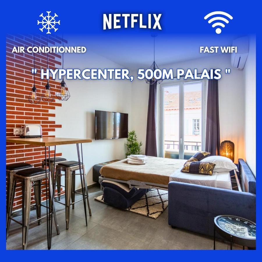 Relaxhome - Hypercentre - Clim - Netflix Cannes Exterior photo